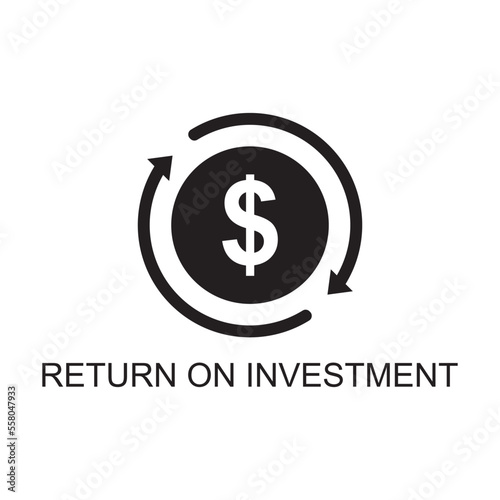 return on investment icon , pay icon