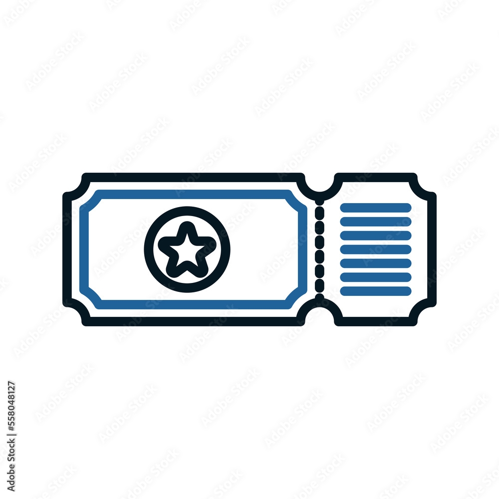 Ticket icon. sign for mobile concept and web design. vector illustration Ticket icon. sign for mobile concept and web design. vector illustration