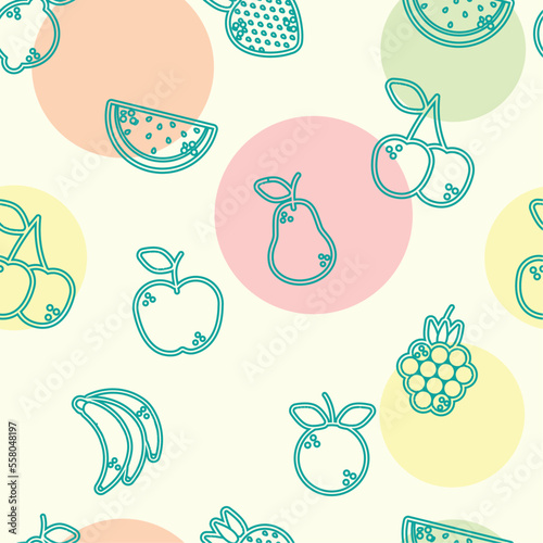 fresh fruits pattern