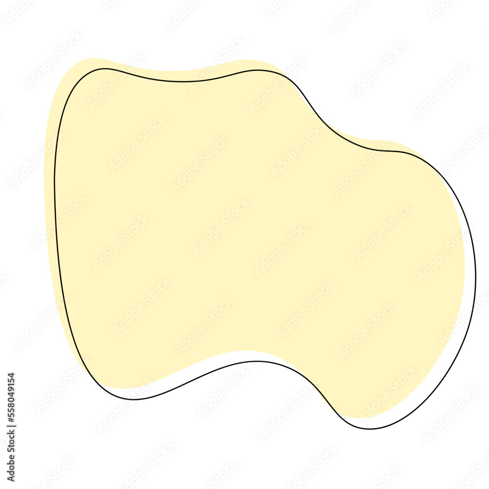 Abstract Shape With Line Abstract Shape With Line