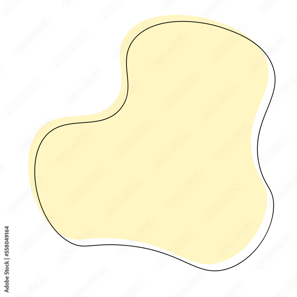Abstract Shape With Line Abstract Shape With Line