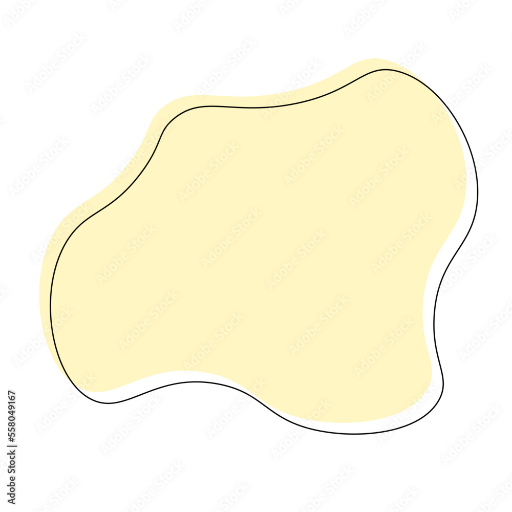Abstract Shape With Line Abstract Shape With Line
