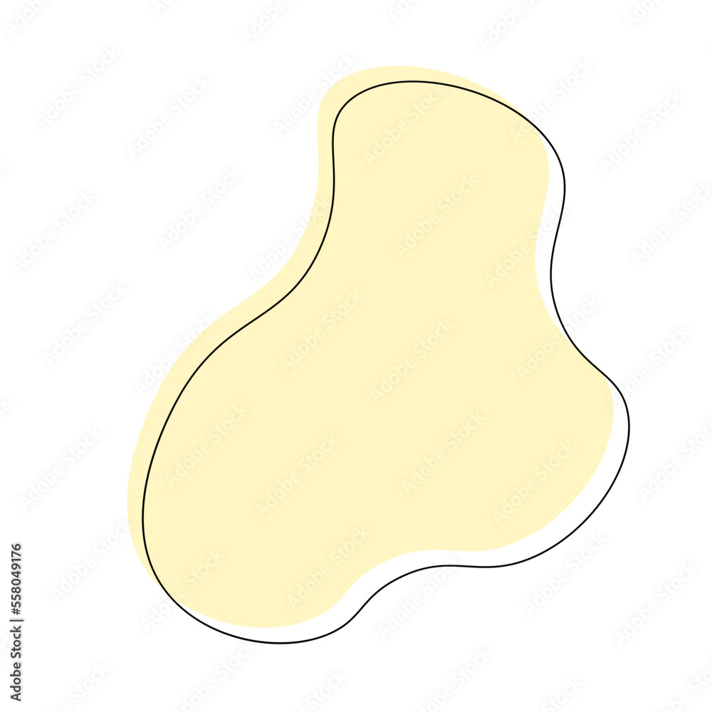 Abstract Shape With Line Abstract Shape With Line