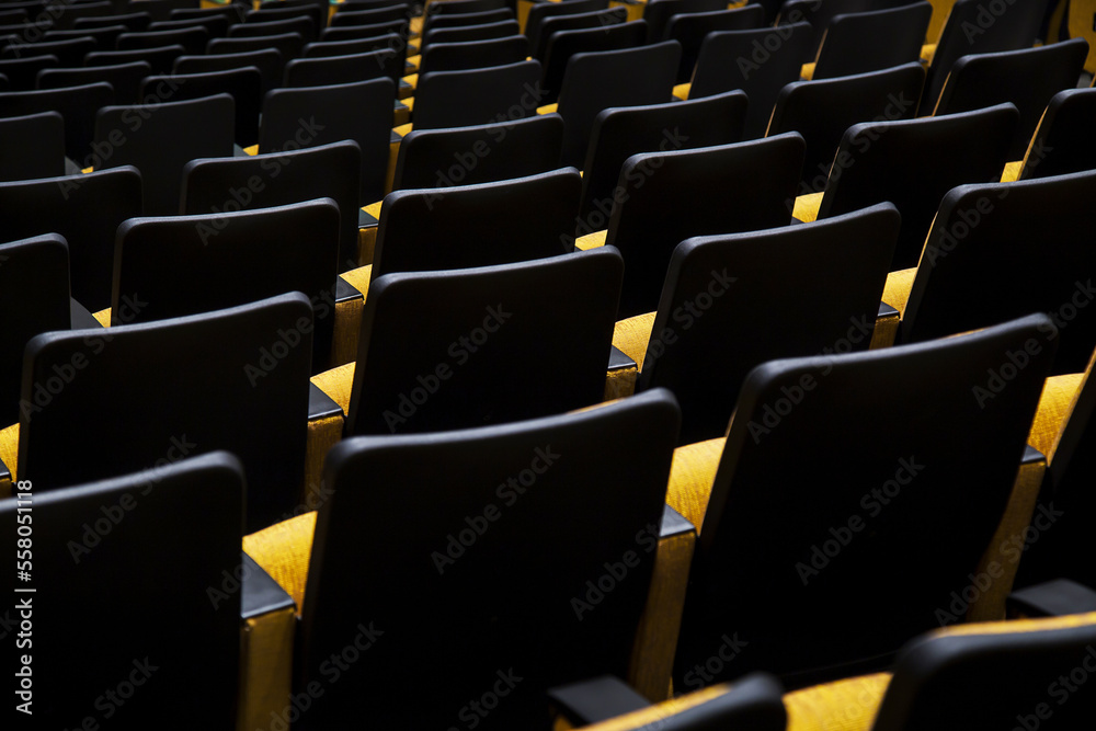 Fototapeta premium Chair in the auditorium