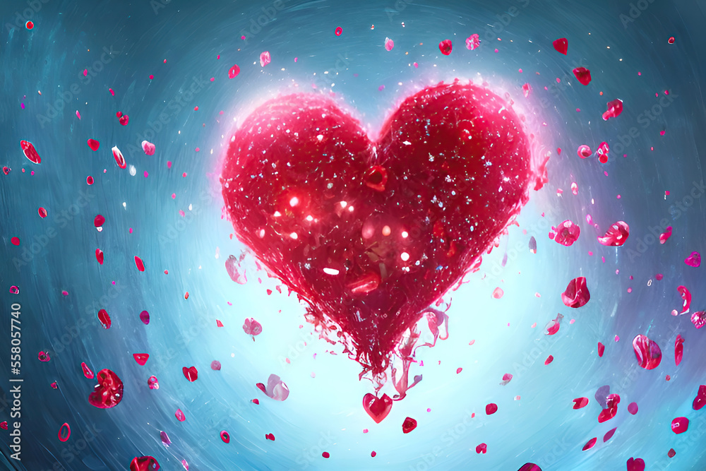 Love and Heart Red Floral Valentine's Day Design with Generative AI in Shape of Bouquet for a Memorable and Beautiful Wedding with Romance Love and Heart Red Floral Valentine's Day Design with Generative AI in Shape of Bouquet for a Memorable and Beautiful Wedding with Romance