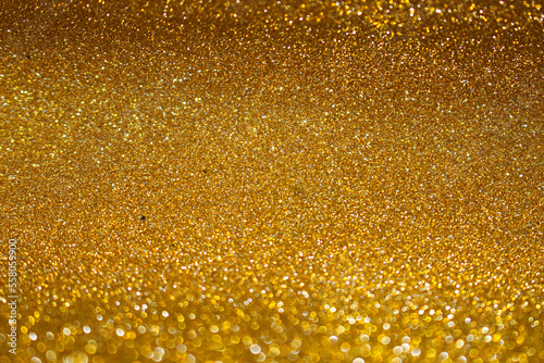 golden giltter texture christmas abstract background	
