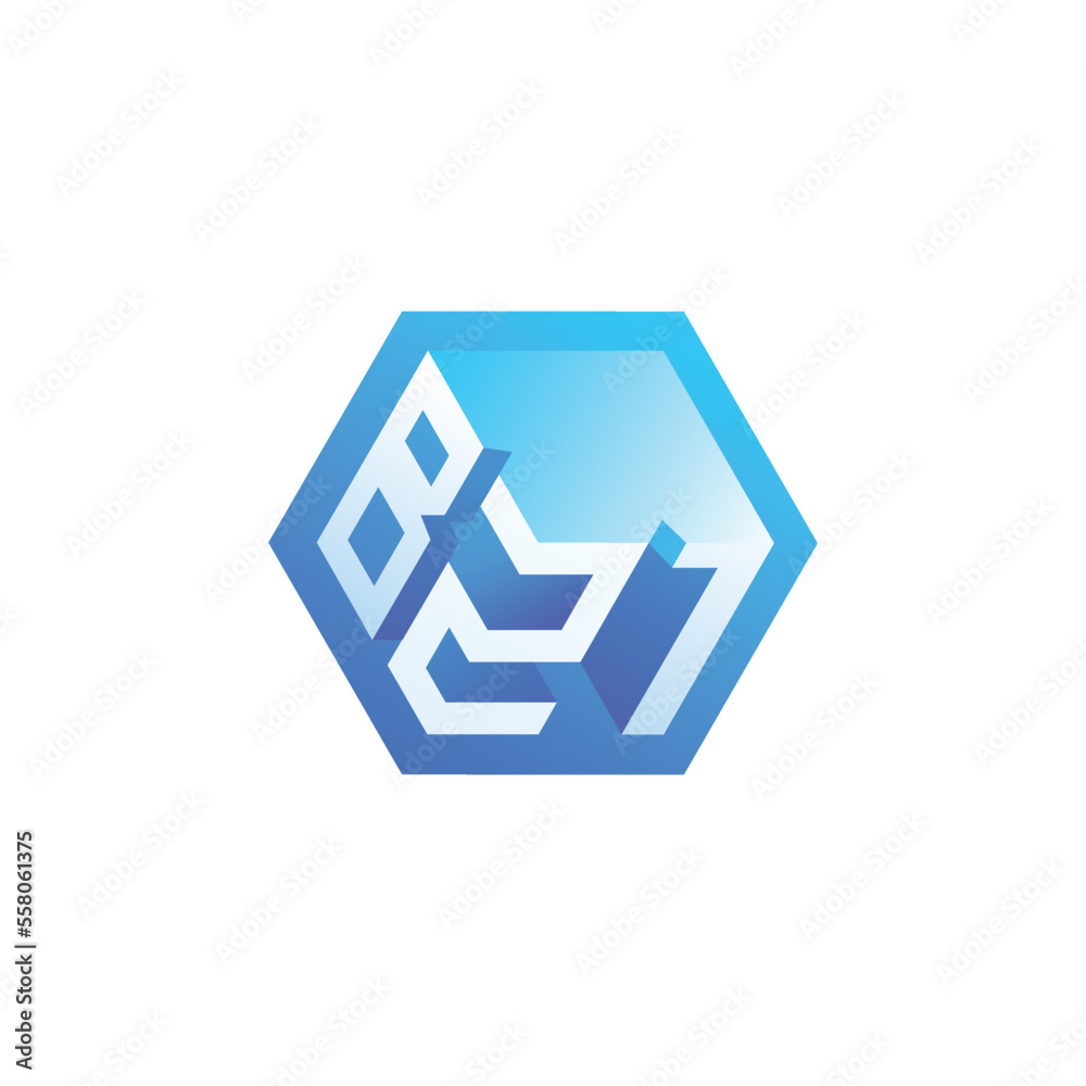 B21 Logo Design, Box Logo, 3D, cube logo, isometric logo