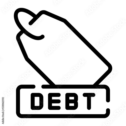 price tag line icon