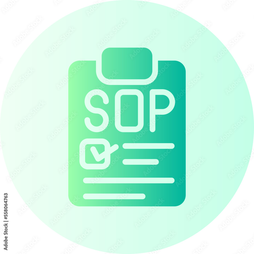 sop gradient icon sop gradient icon