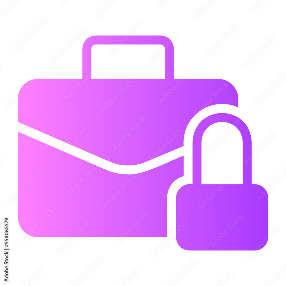 lock gradient icon