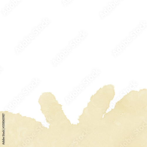 Golden Watercolor Smudge