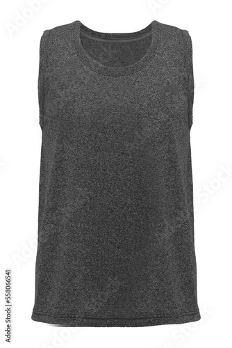 Sleeveless Tank Top, Dark Gray