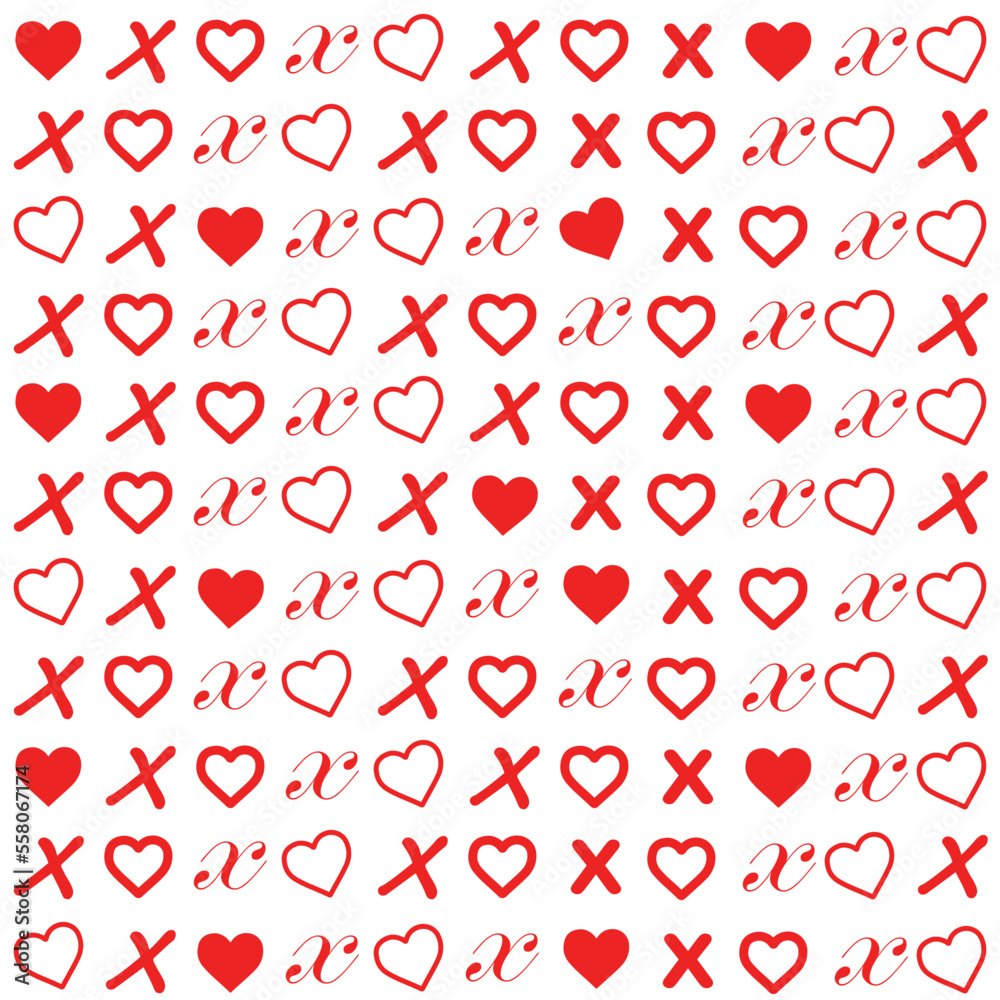 Love Heart patterns and illustrations Love Heart patterns and illustrations