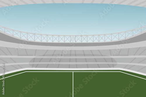 Soccer stadiums buildings. stadium line drawing illustration vector. Football stadium sketch vector