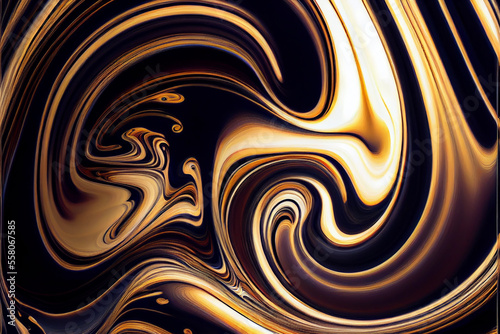 abstract background with swirls. generative ai
