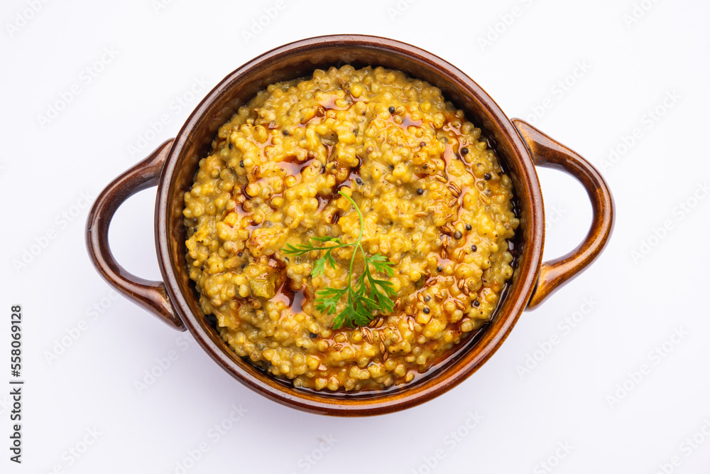 Millet Khichdi or bajra khichadi is a one pot healthy and protein rich