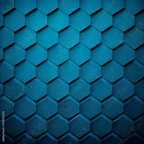 HD Blue geometric texture background 3D