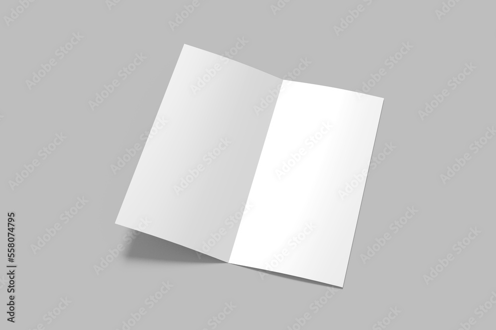 DL Bifold Brochure Blank Mockup DL Bifold Brochure Blank Mockup