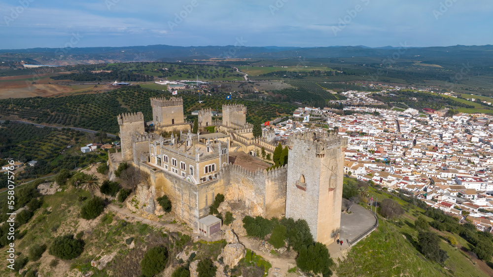 castillo de Floresta en el municipio de Almodóvar del río, España