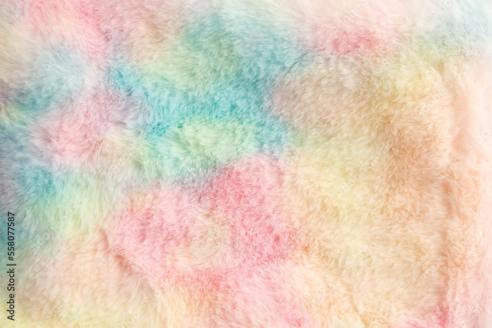 Colorful fur background