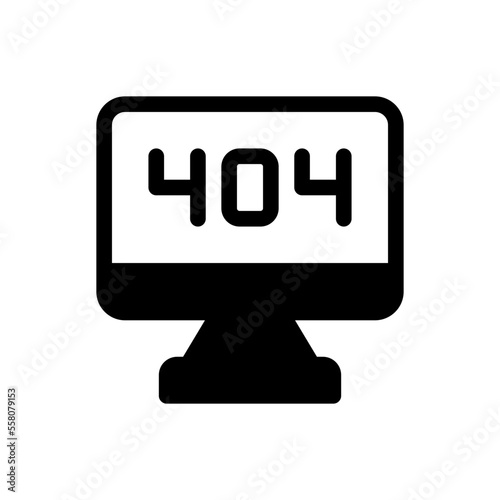 404 glyph icon © HacaStudio