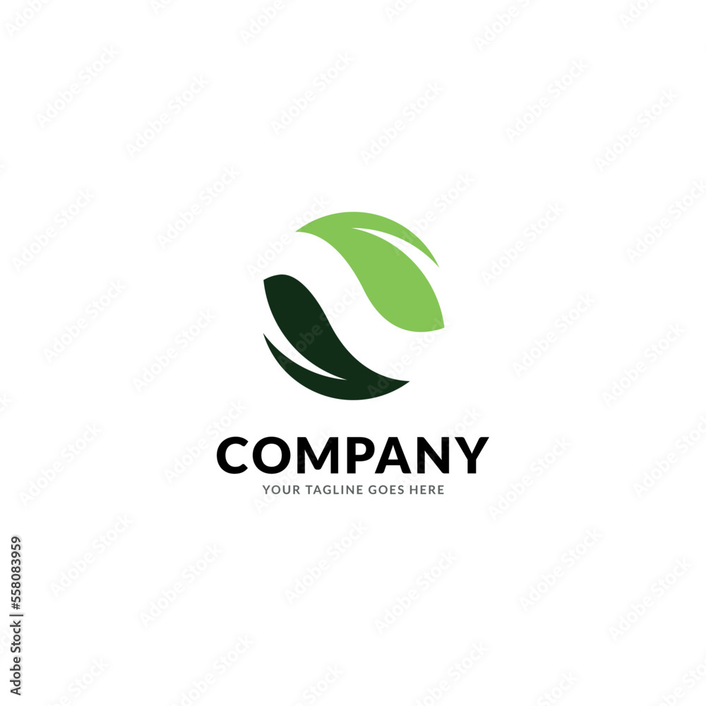 Tree leaf vector logo design, eco friendly concept Tree leaf vector logo design, eco friendly concept