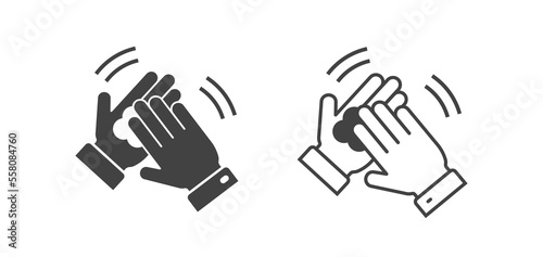 Hand wash motion sensor label sticker icon for toilet automatic touchless soap dispenser vector or handwash disinfect sanitizer foam gel pictogram info badge illustration clipart image  washing hands