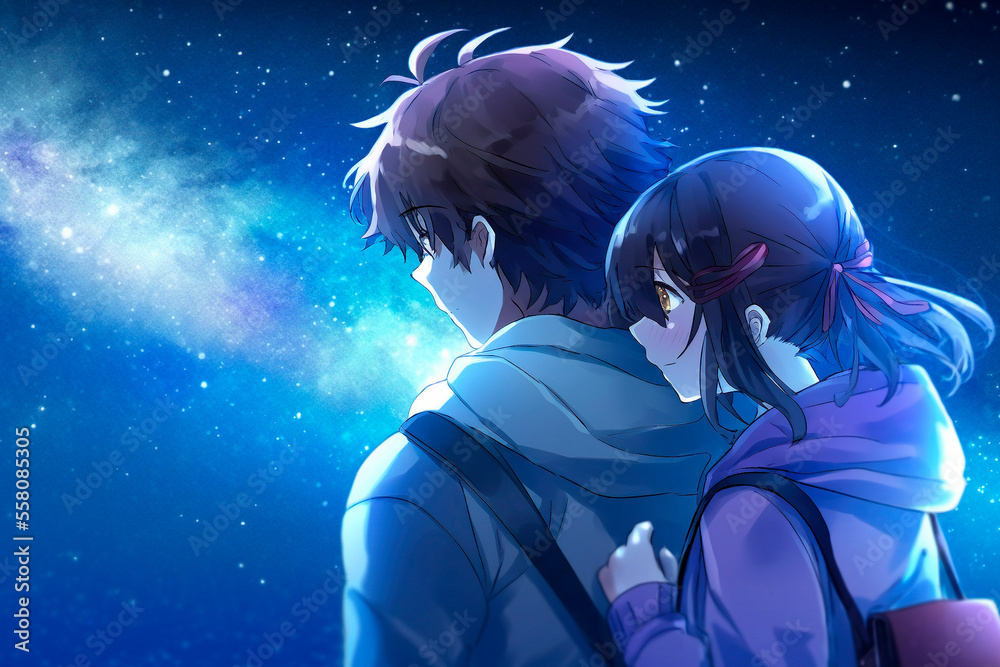 Desktop Wallpaper Anime Couple Friends Anime Girl And Boy Fun Hd  Image Picture Background 7a5946