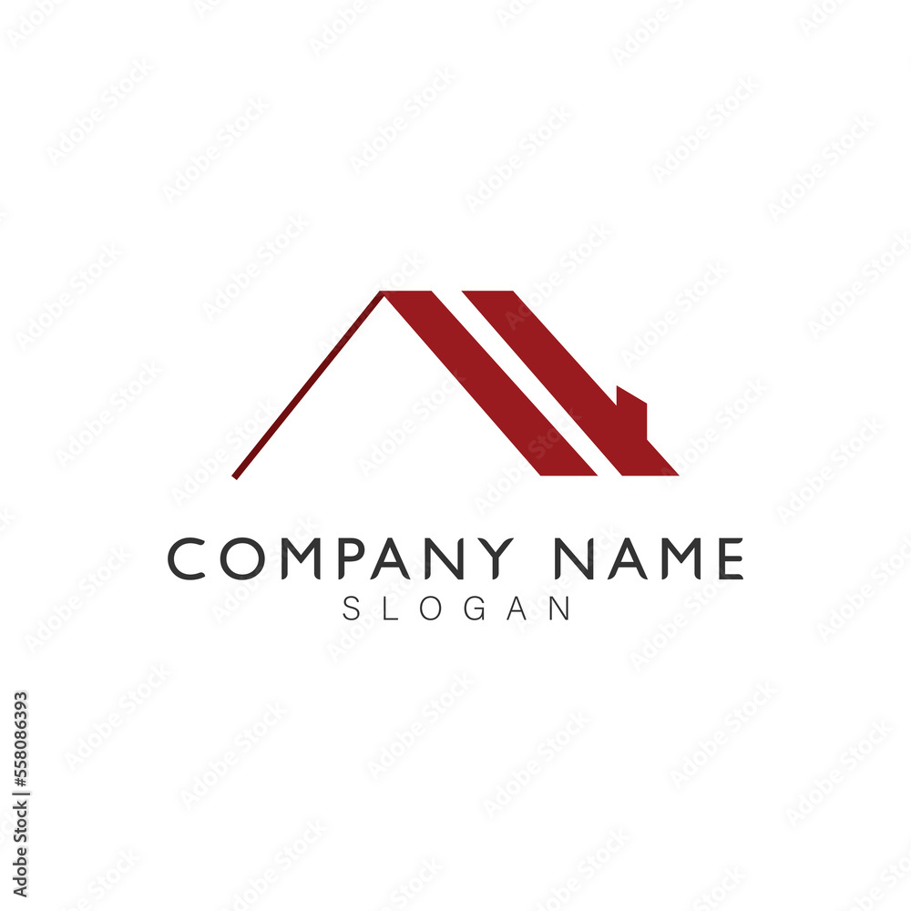Home Logo Template. Vector Illustrator EPS 10