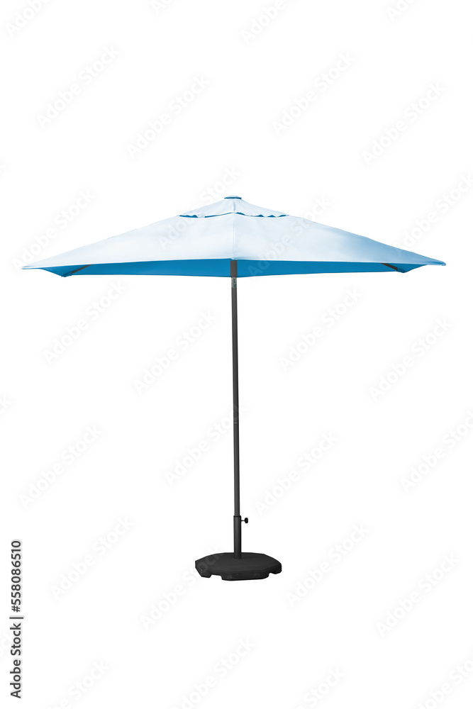 Cyan parasol umbrella with stand Cyan parasol umbrella with stand