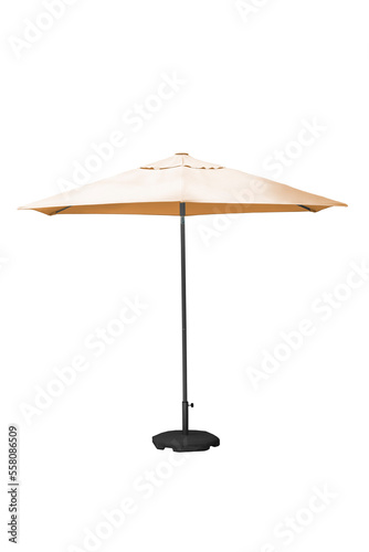Canvas parasol umbrella with stand