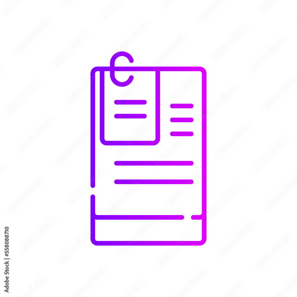 document gradient icon document gradient icon