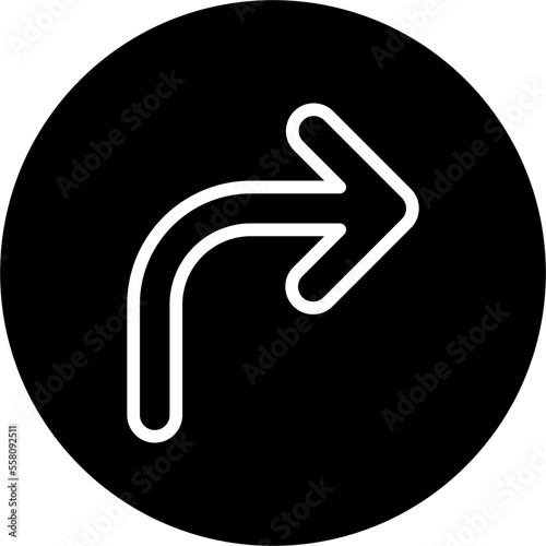 turn right icon