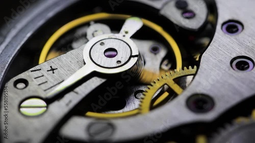 Wallpaper Mural The mechanism of analog hours. A photo close up Torontodigital.ca