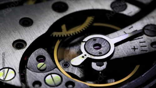 Wallpaper Mural The mechanism of analog hours. A photo close up Torontodigital.ca