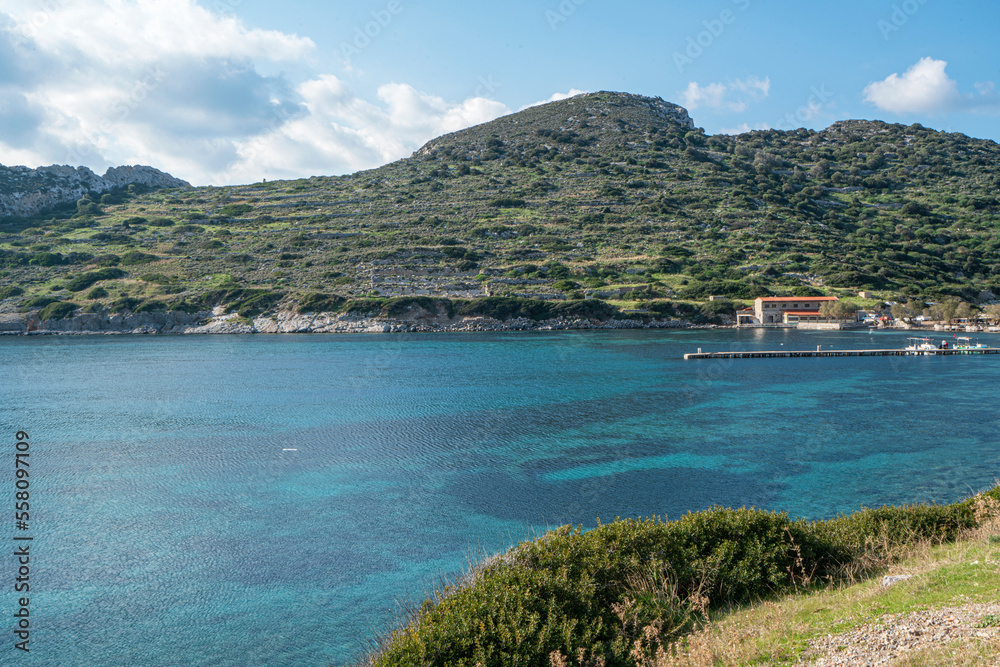 Amazing views from Knidos, which was a Greek city in ancient Caria in Asia Minor, Turkey, situated on the Datça peninsula, now known as Gulf of Gökova.