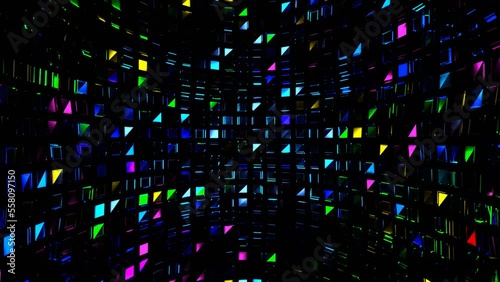 VJ 反射 パーティクル キラキラ 金属 カラフル [別Verあり]