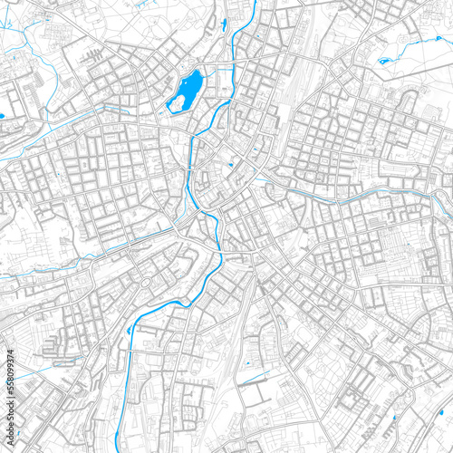 Chemnitz  Germany high resolution vector map