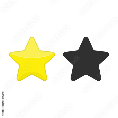 Star vector set. Stars icons collection. EPS 10.