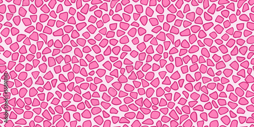 Pink giraffe print skin vector illustration design