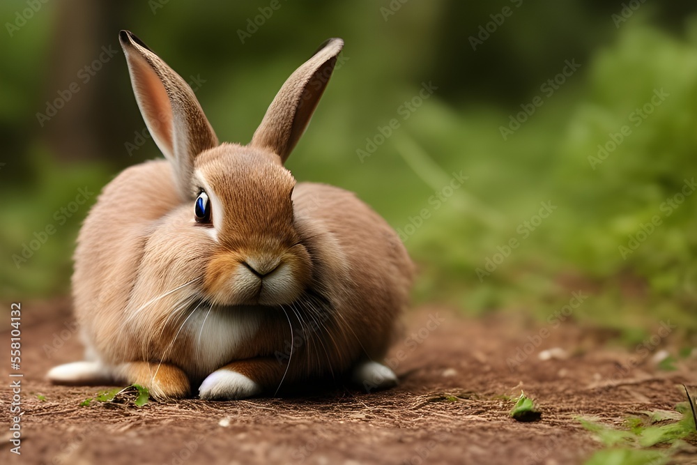 Fototapeta premium Rabbit in nature