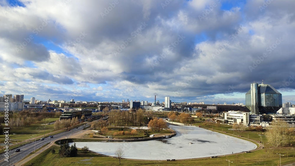 view of the city Minsk