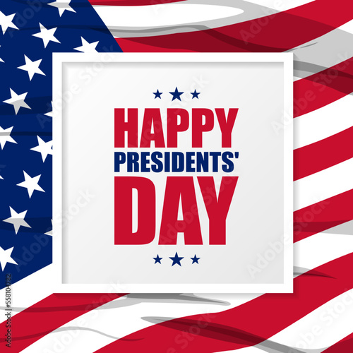 vector illustration for happy  president day
