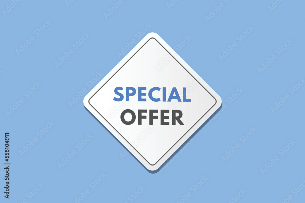 special offer text Button. special offer Sign Icon Label Sticker Web Buttons special offer text Button. special offer Sign Icon Label Sticker Web Buttons