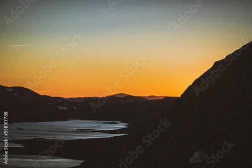 Sunset over the mountains © JensSalik