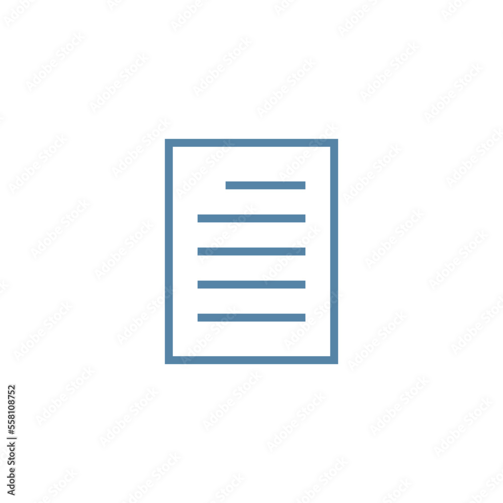 Paper Sheet Document Icon Vector Template Paper Sheet Document Icon Vector Template