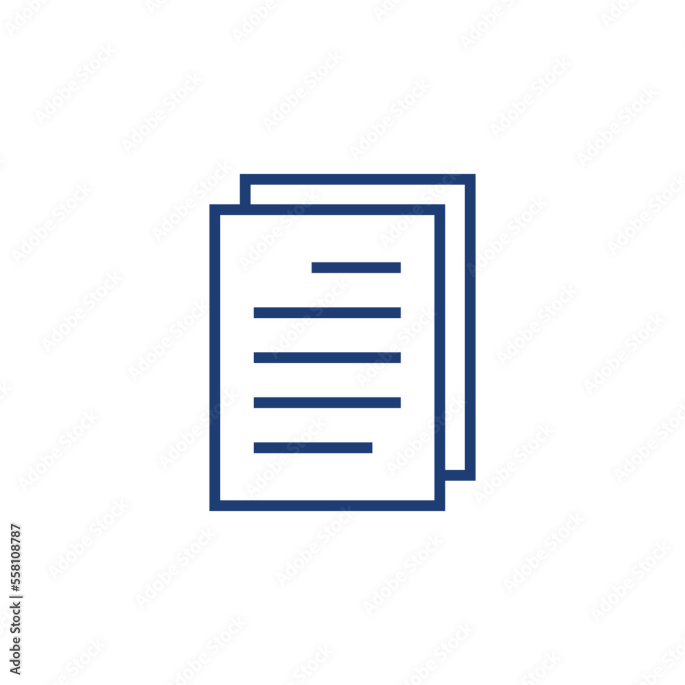 Paper Sheet Document Icon Vector Template Paper Sheet Document Icon Vector Template