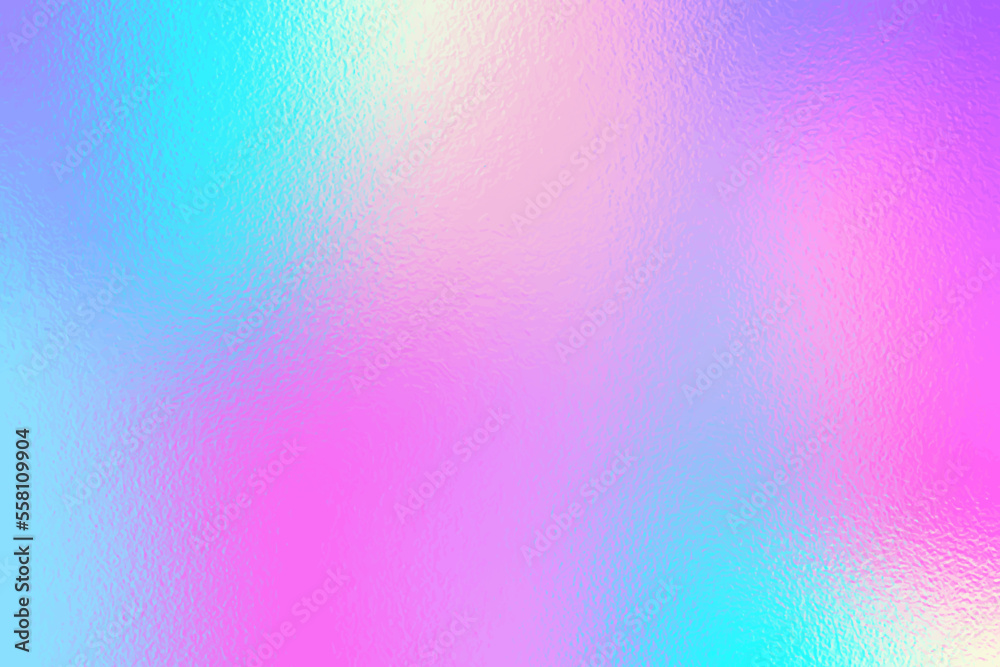 rainbow unicorn background, holographic foil texture, vector illustrationfor web design, rgb color mode .