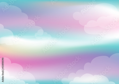 Fototapeta Naklejka Na Ścianę i Meble -  vanilla sky vector background