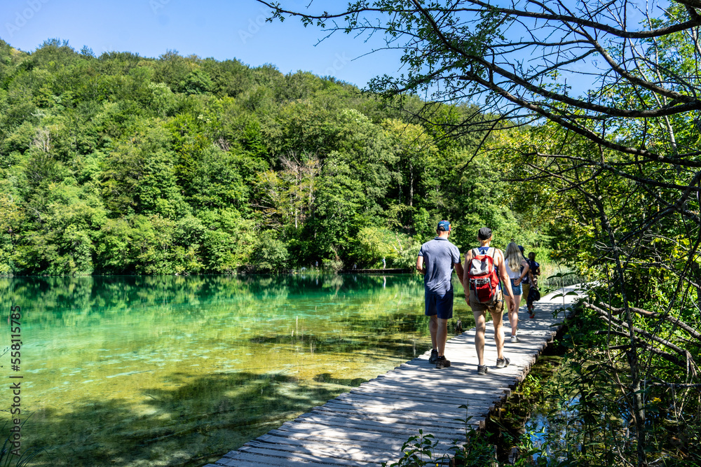 Plitvice National Park, where the beautiful natural environment is well preserved
